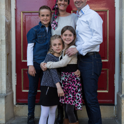 Family surprise portrait