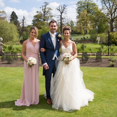 Sculpture Gallery wedding in spring.