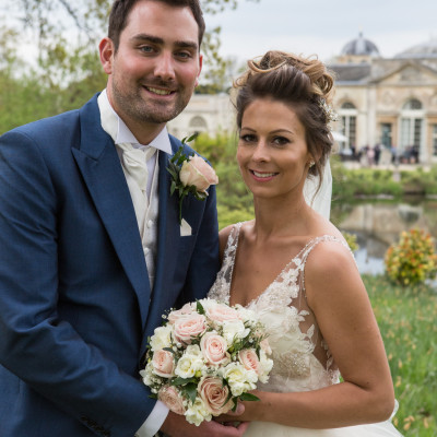 Sculpture Gallery wedding in spring.