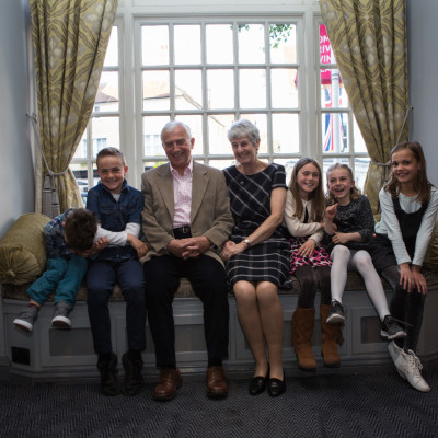 Family surprise portrait