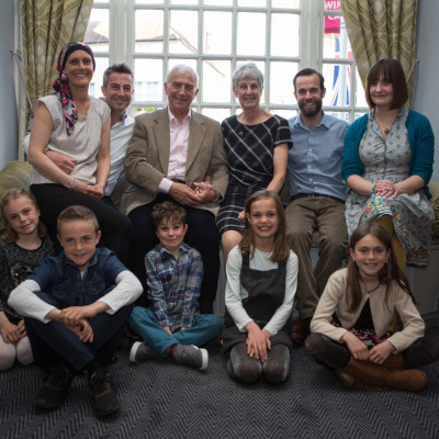 Family surprise portrait