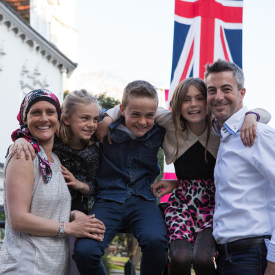 Family surprise portrait