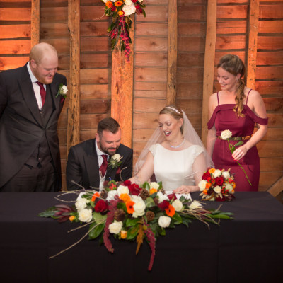 Amy and James Tewin Bury Farm Hotel Hertfordshire