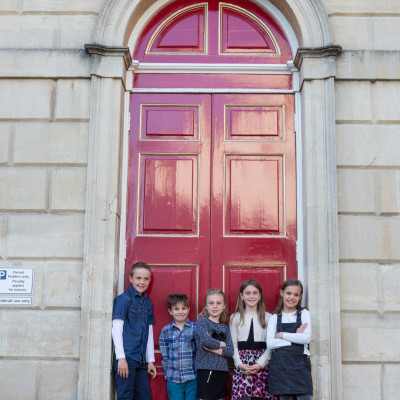 Family surprise portrait