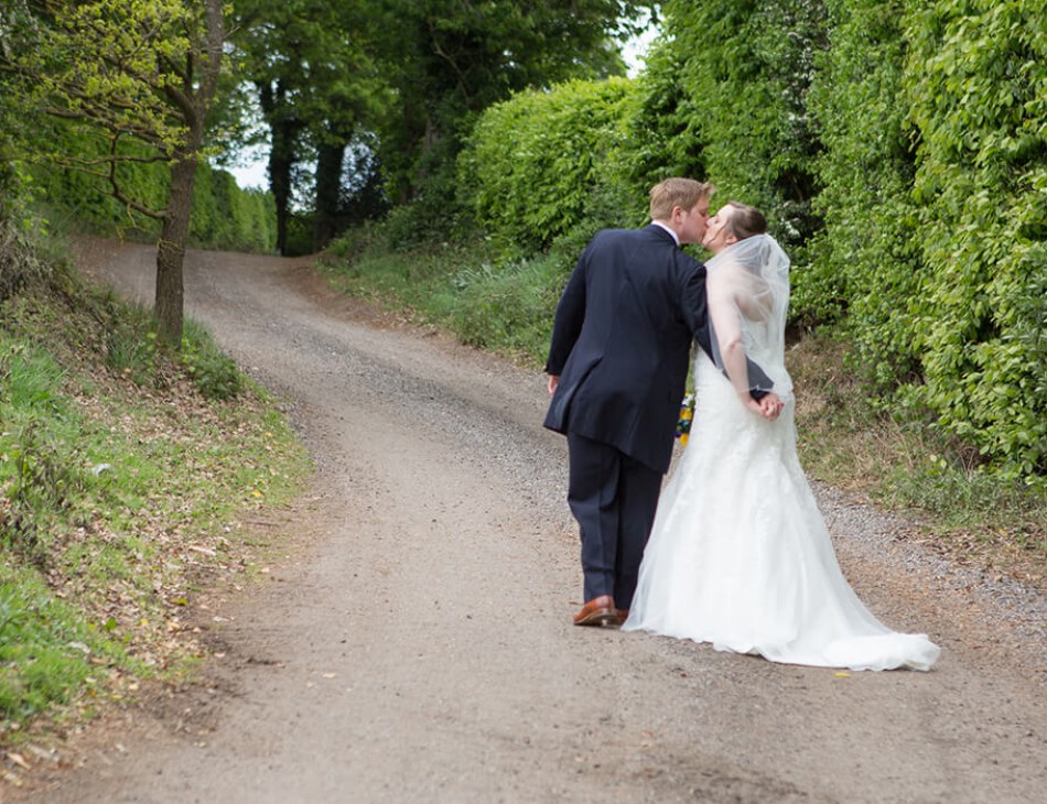 Husband and Wife walking up a path at Tewin Bury Farm Hotel