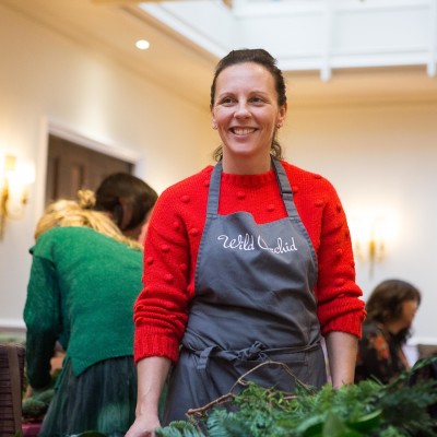 Luxury Christmas Wreaths workshop at Woburn Hotel
