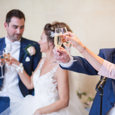 Sculpture Gallery wedding in spring.