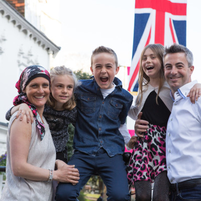 Family surprise portrait